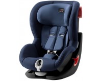 Автокресло группа 1 (9-18 кг) Britax King II, Moonlight Blue Black Series