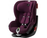 Автокресло группа 1 (9-18кг) Britax King II, Burgundy Red Black Series